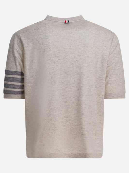 T-shirt girocollo Solid colour  Grigio - Thom Browne Uomo | PDP | VIETTI Online Store | 2
