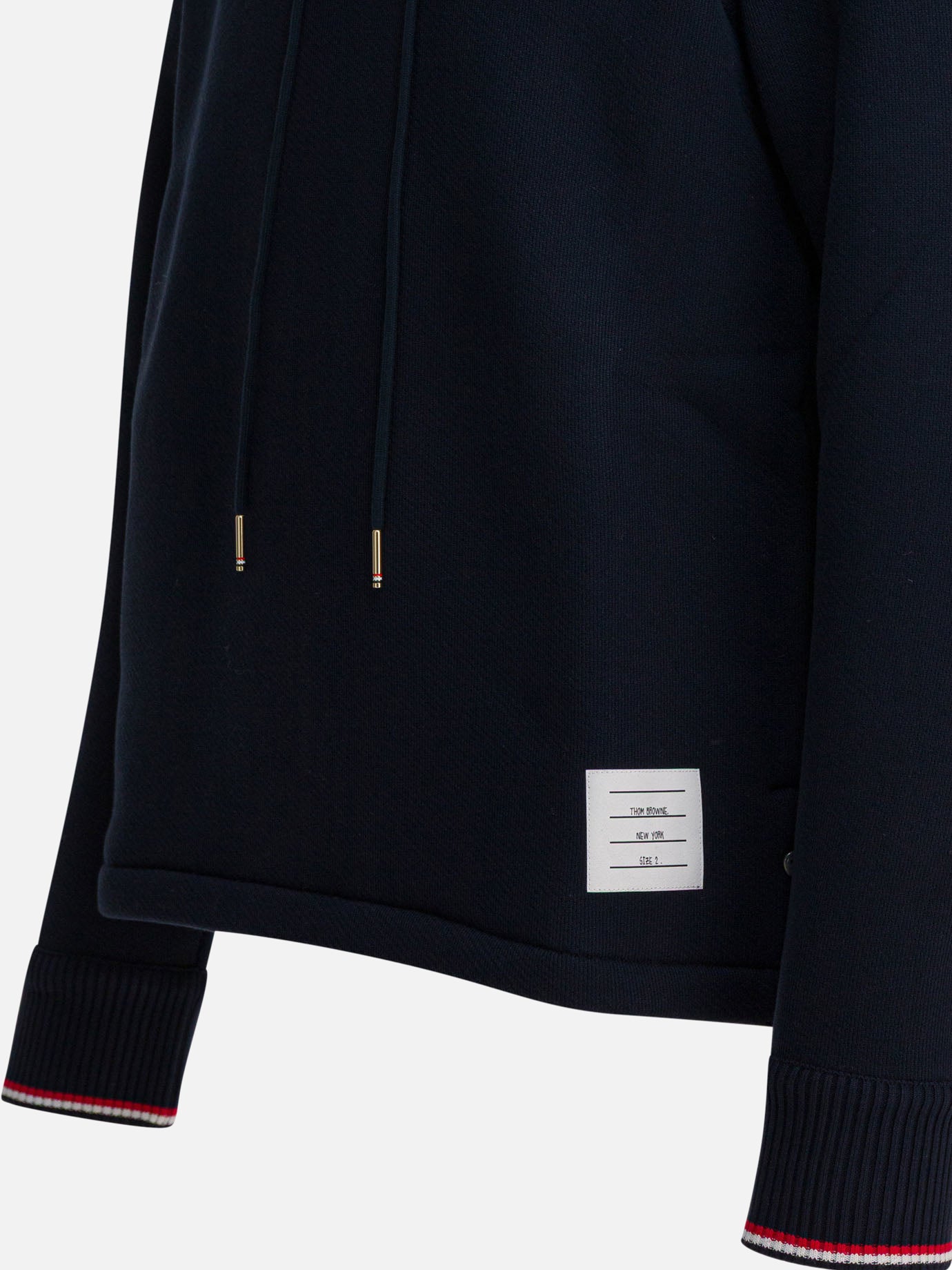 Hoodies Solid colour  Blue - Thom Browne Men | PDP | VIETTI Online Store | thumbnail_4