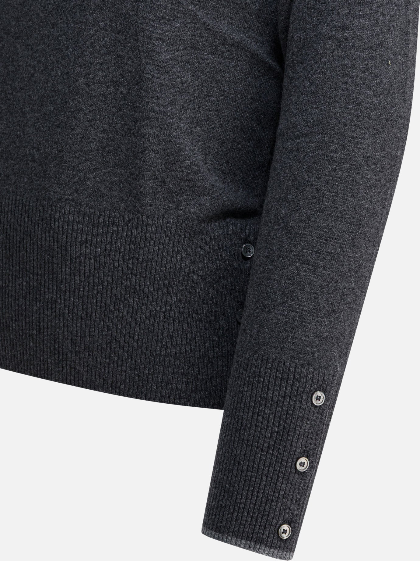 Polo con bottoni Logo  Nero - Thom Browne Uomo | PDP | VIETTI Online Store | Zoom-Modal_4
