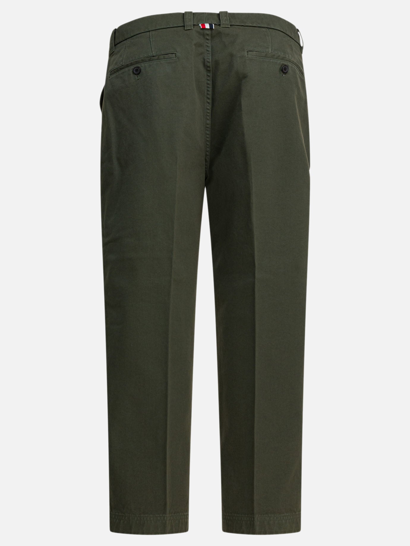 Leisure trousers Solid colour  Green - Thom Browne Men | PDP | VIETTI Online Store | Zoom-Modal_2
