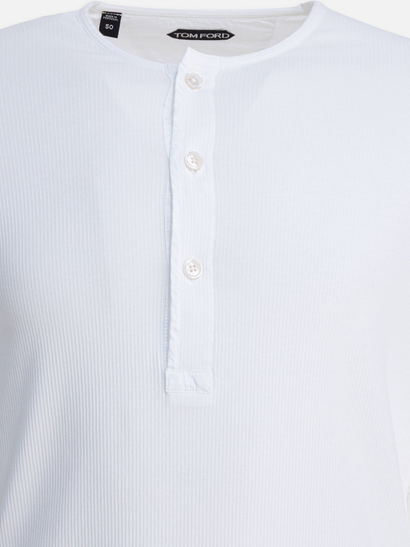 Crewneck t-shirts Solid colour  White - Tom Ford Men | PDP | VIETTI Online Store | Zoom-Modal_3
