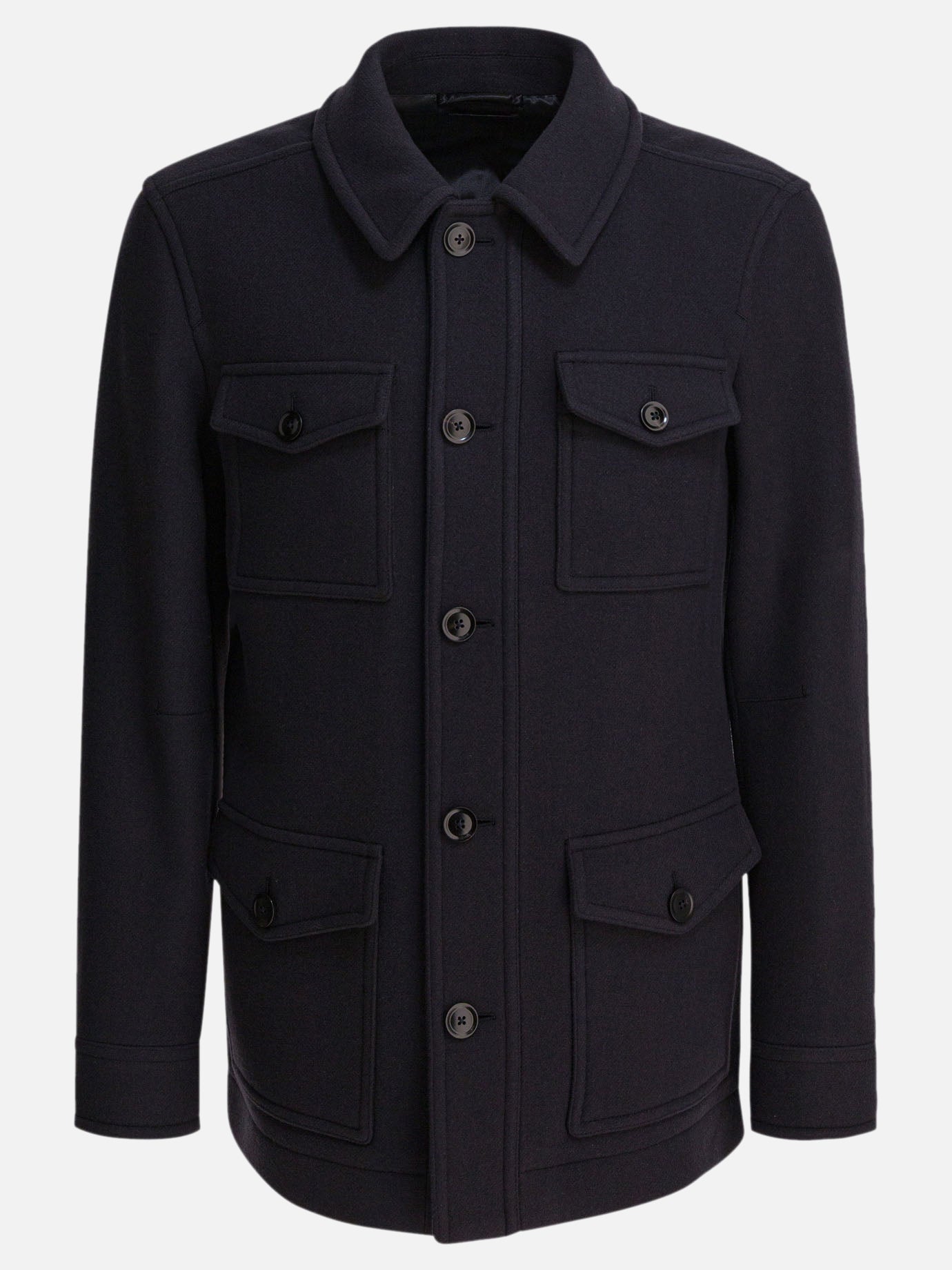 Short coats Solid colour  Blue - Tom Ford Men | PDP | VIETTI Online Store | Zoom-Modal
