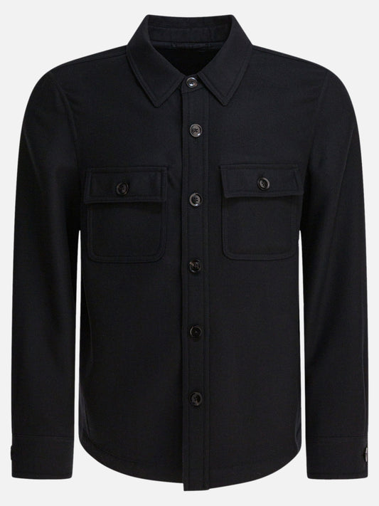 Giacche overshirt Solid colour  Nero - Tom Ford Uomo | PLP | VIETTI Online Store 
