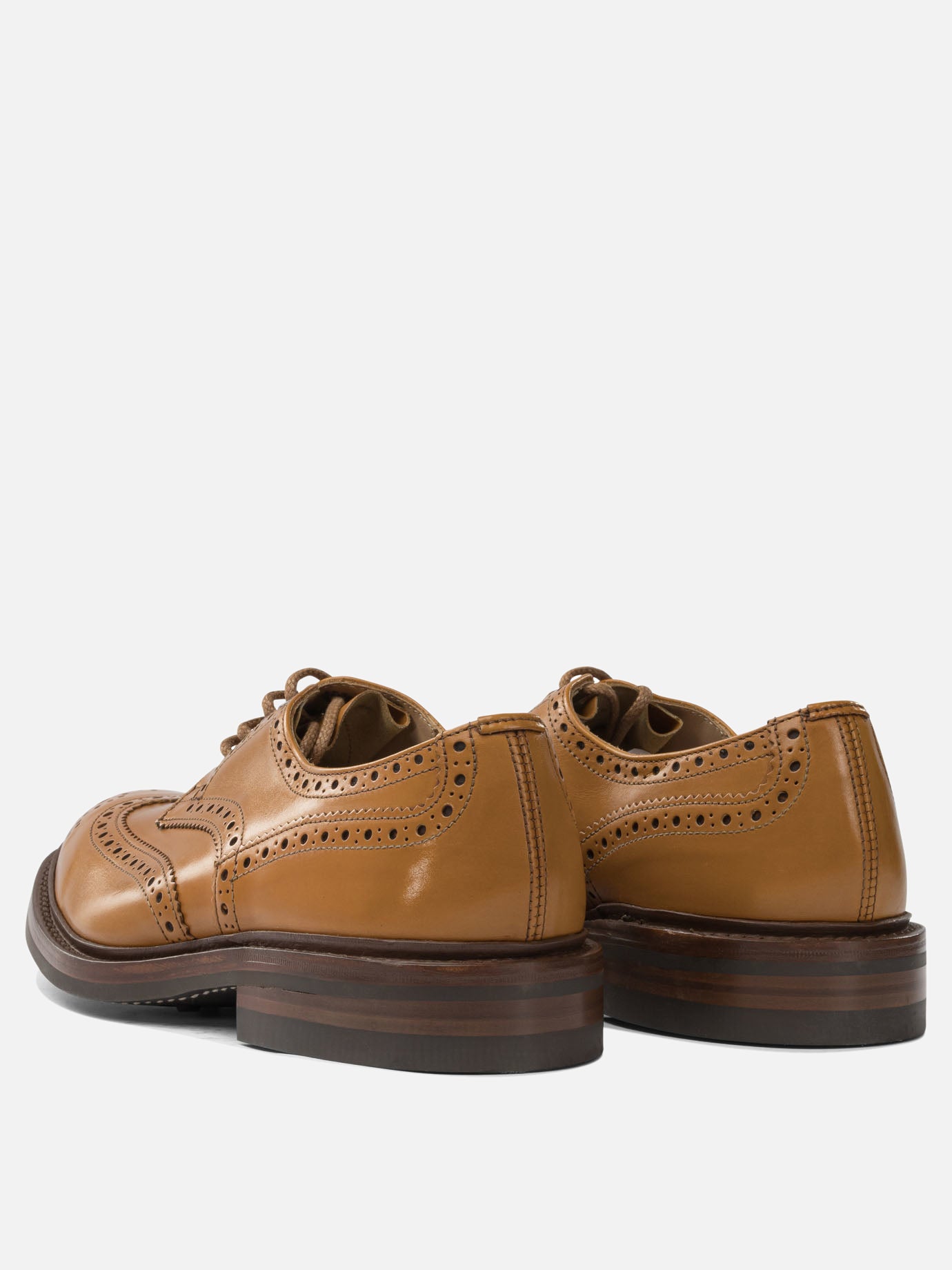 Derby 100% leather - 50% leather 50% rubber  Marrone - Tricker's Uomo | PDP | VIETTI Online Store | Zoom-Modal_4
