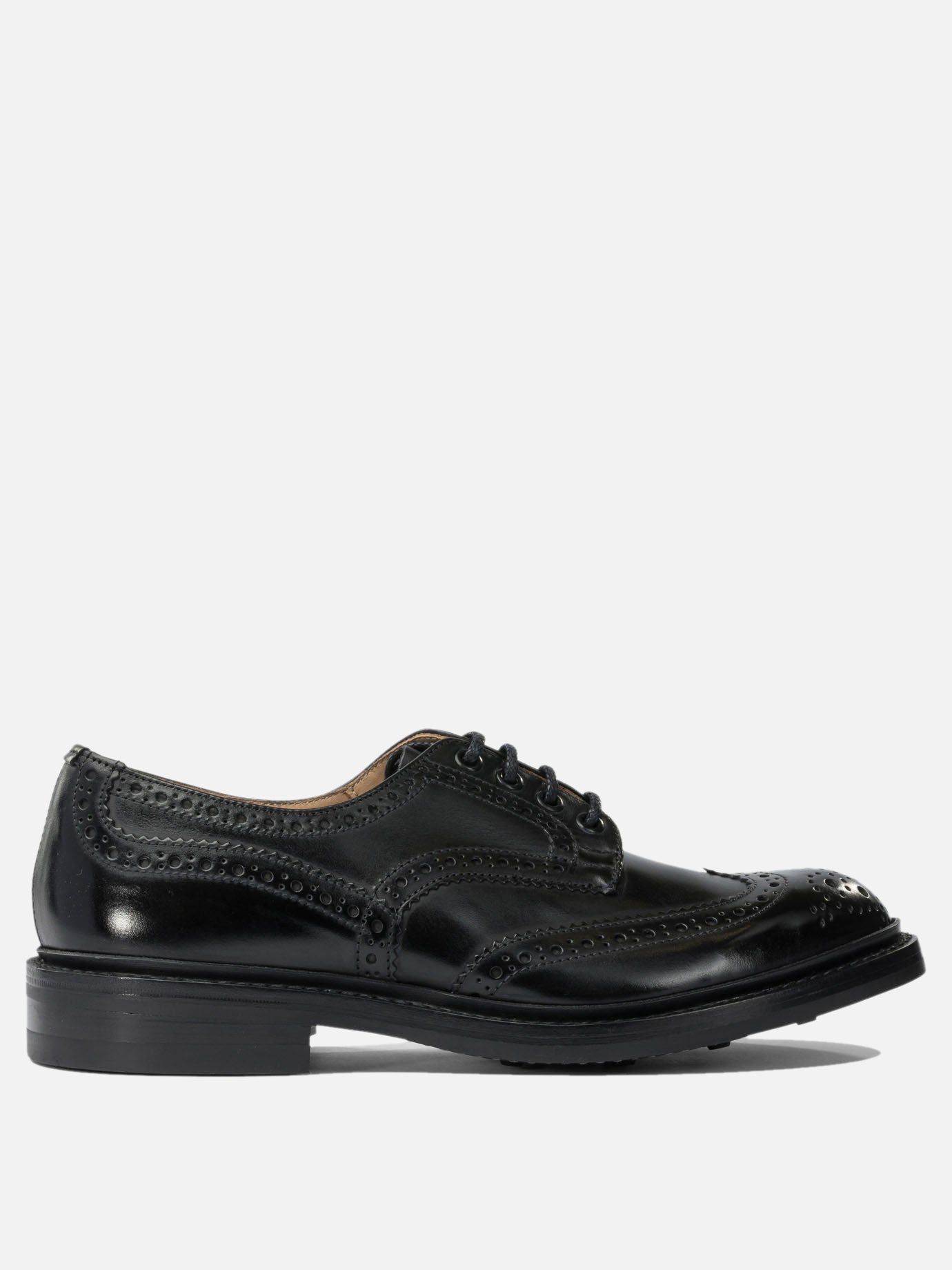 Derby 100% leather - 100% rubber  Nero - Tricker's Uomo | PDP | VIETTI Online Store | Zoom-Modal
