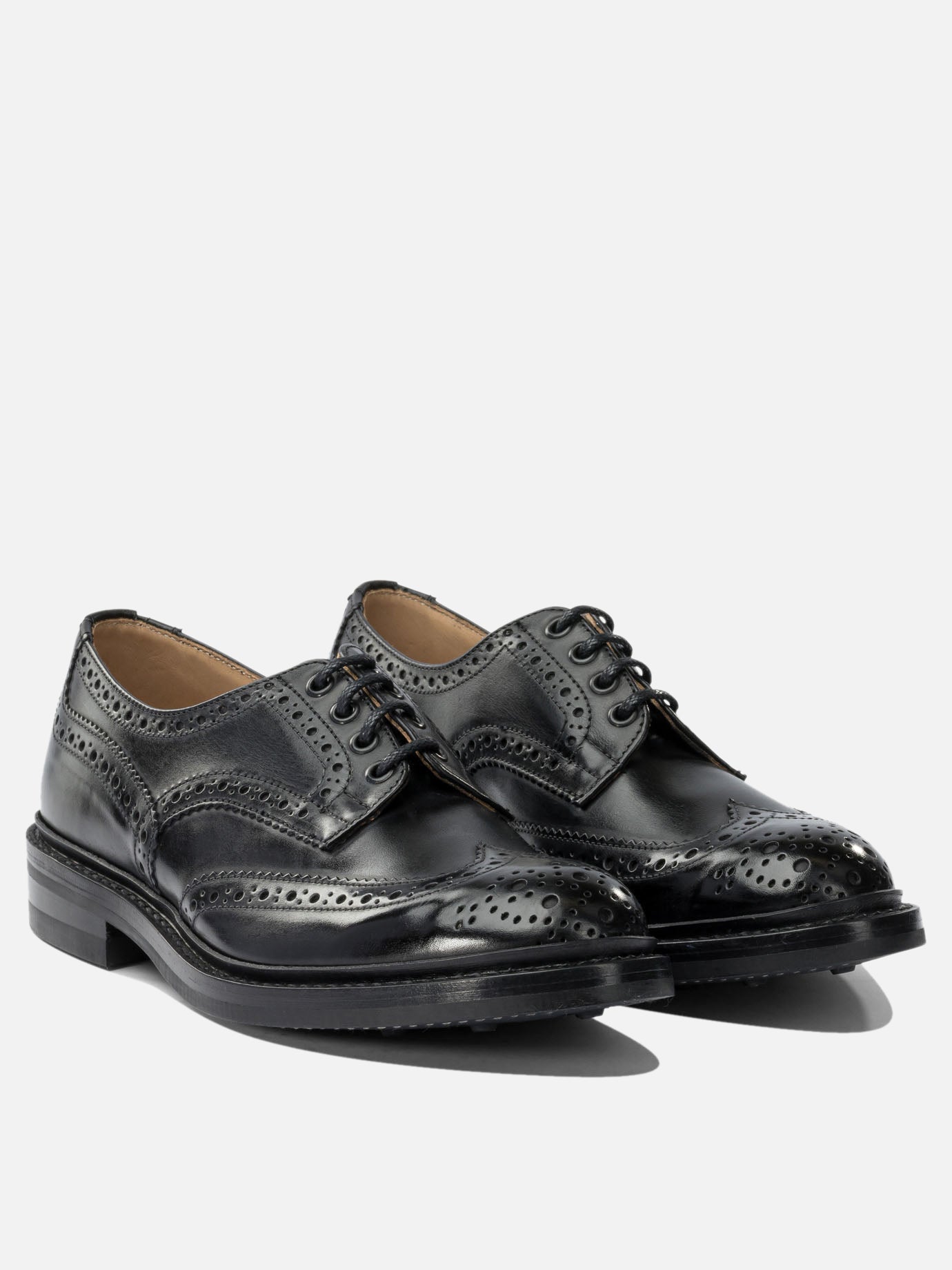 Derby 100% leather - 100% rubber  Nero - Tricker&#39;s Uomo | PDP | VIETTI Online Store | thumbnail_2