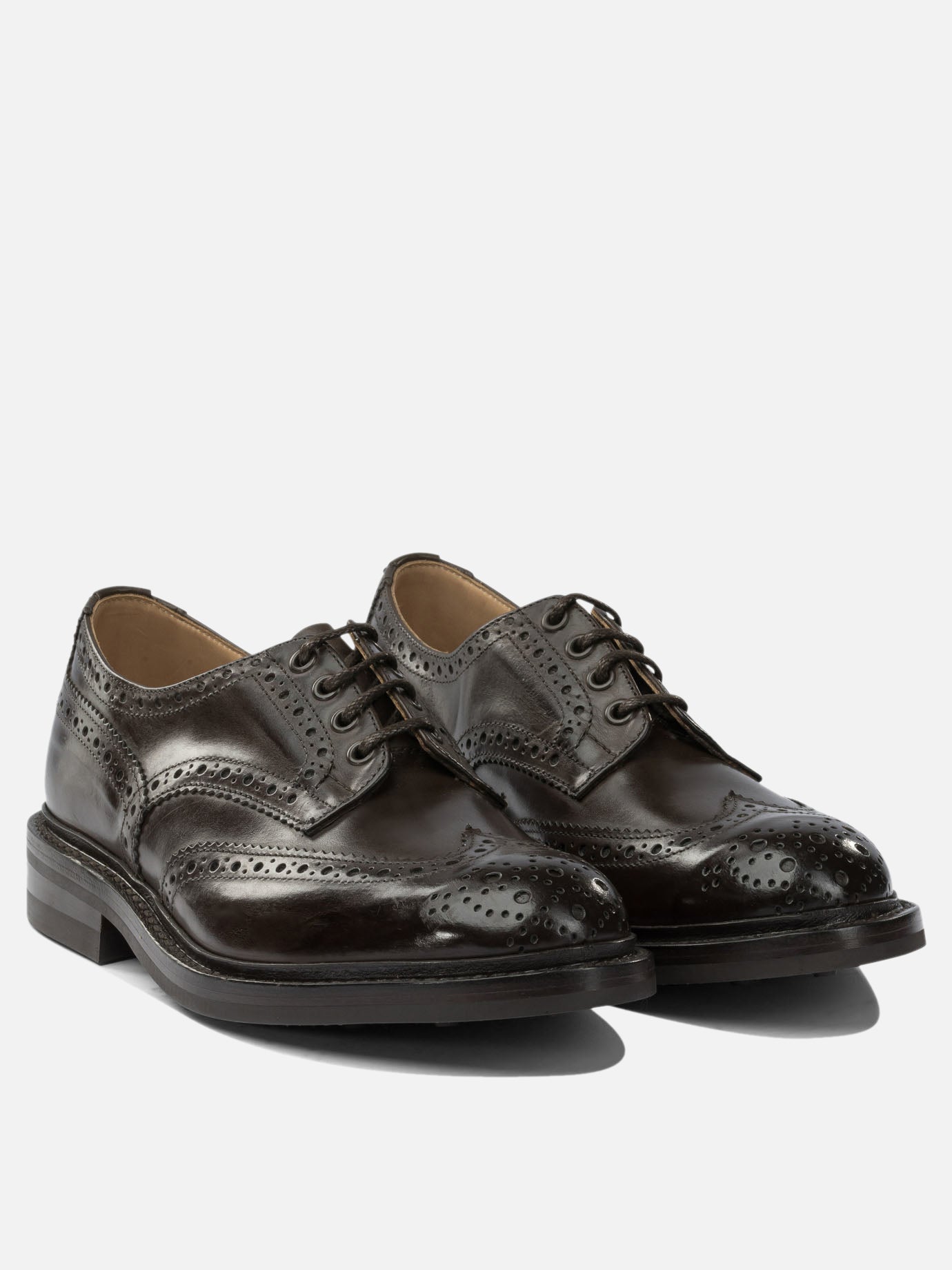 Derby 100% leather - 100% rubber  Marrone - Tricker's Uomo | PDP | VIETTI Online Store | Zoom-Modal_2
