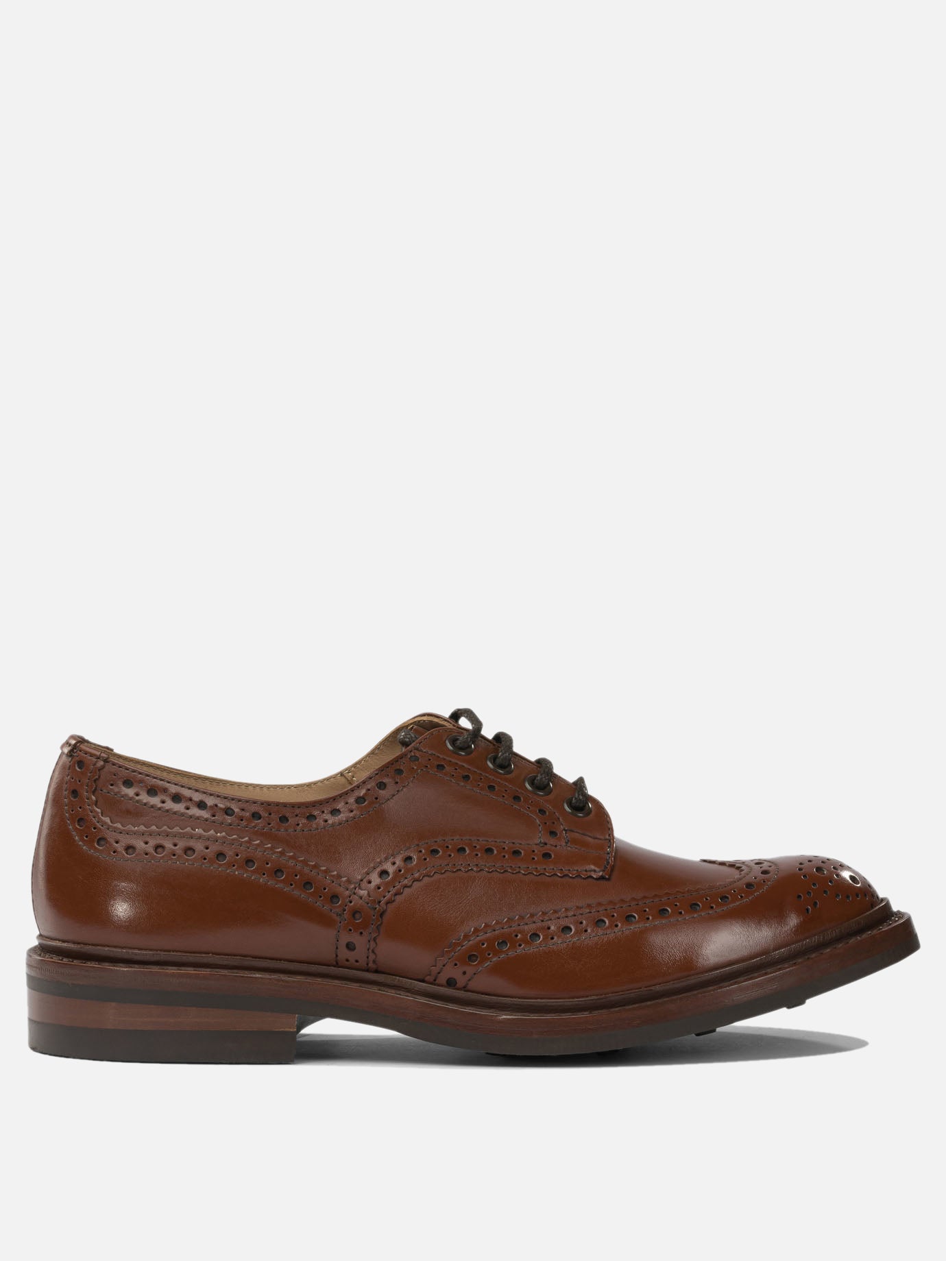 Derby 100% leather - 100% rubber  Marrone - Tricker&#39;s Uomo | PDP | VIETTI Online Store | thumbnail