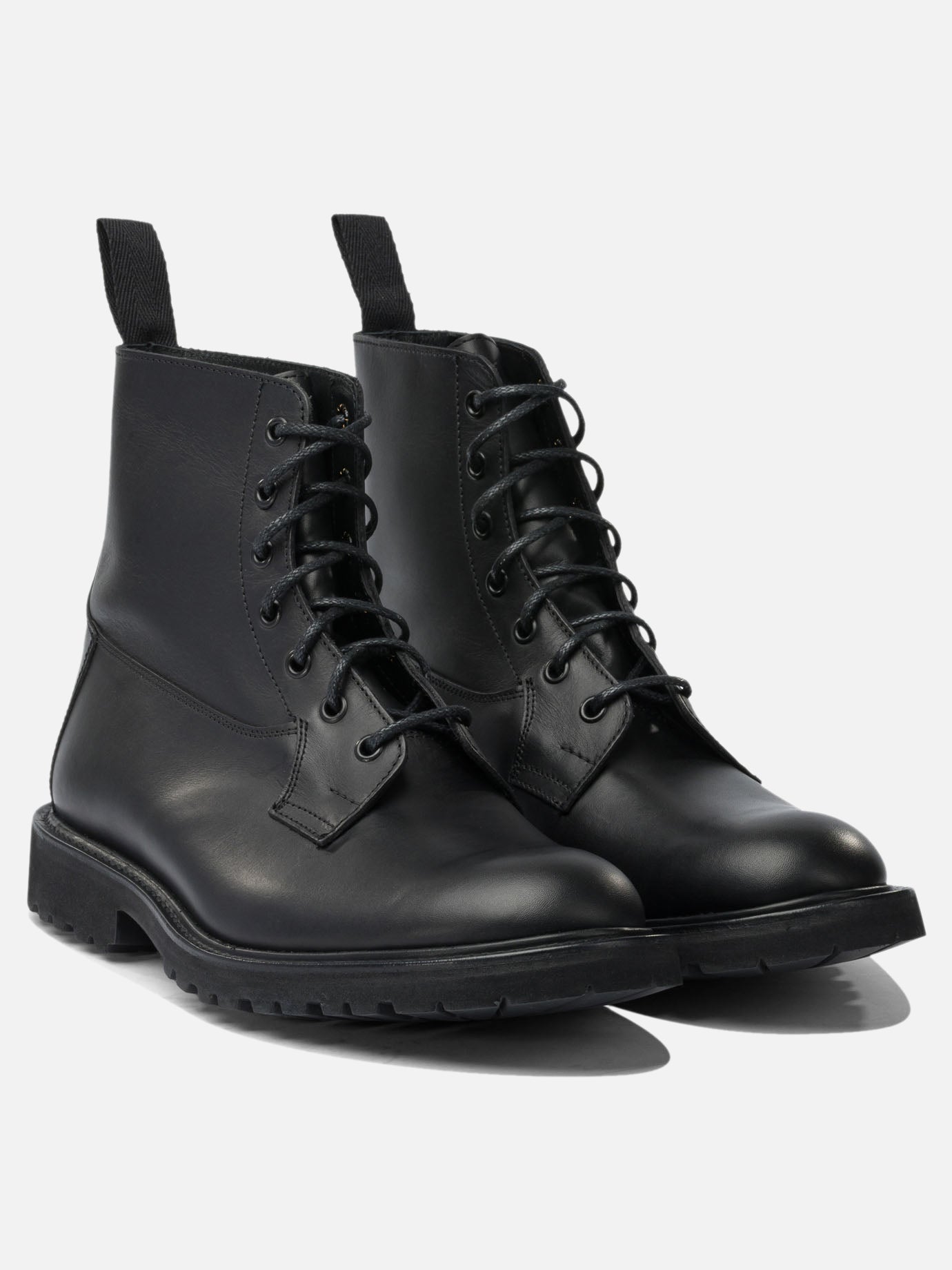 Lace-up boots 100% leather - 100% rubber  Black - Tricker&#39;s Men | PDP | VIETTI Online Store | thumbnail_2