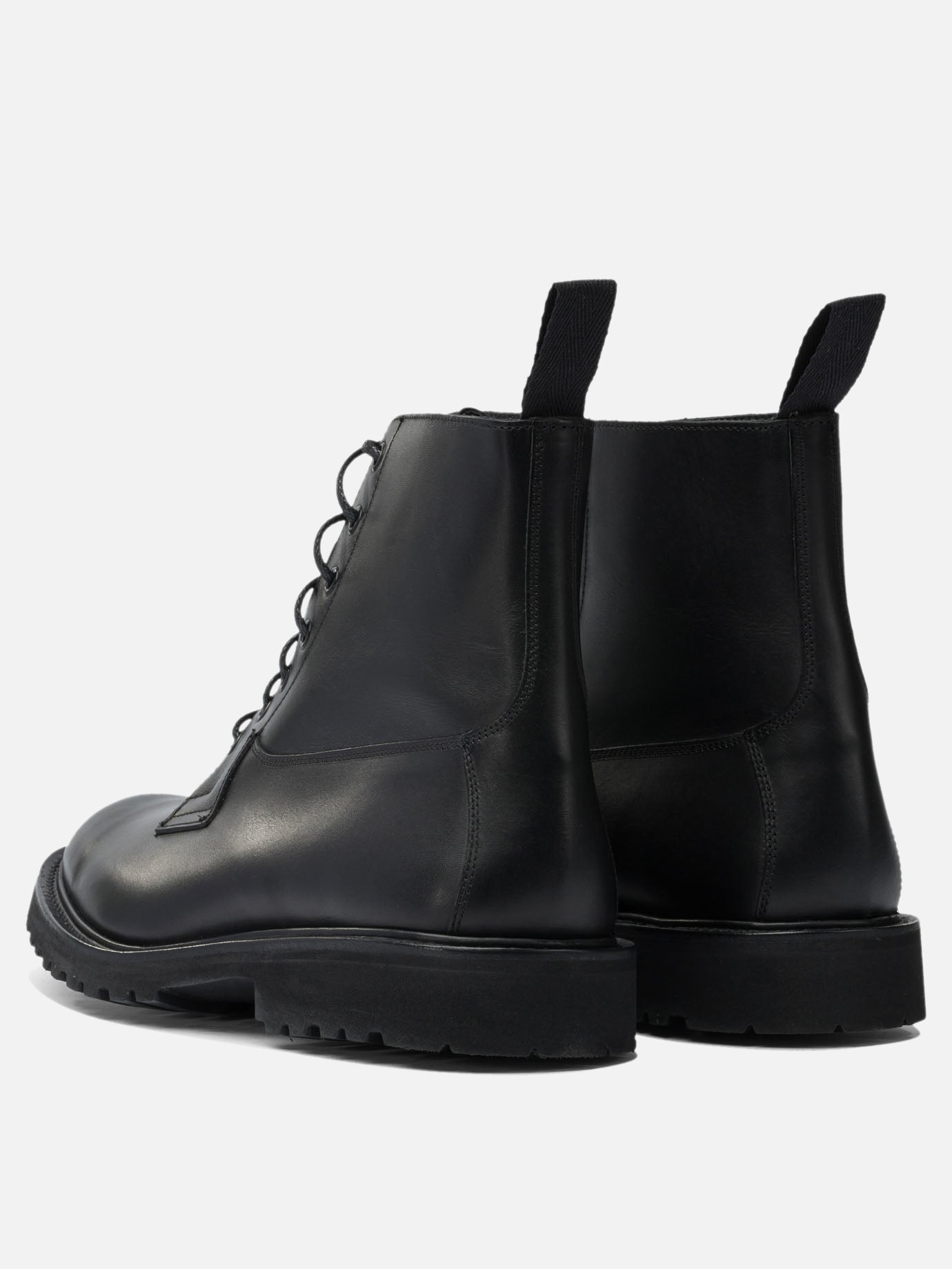 Lace-up boots 100% leather - 100% rubber  Black - Tricker&#39;s Men | PDP | VIETTI Online Store | thumbnail_4