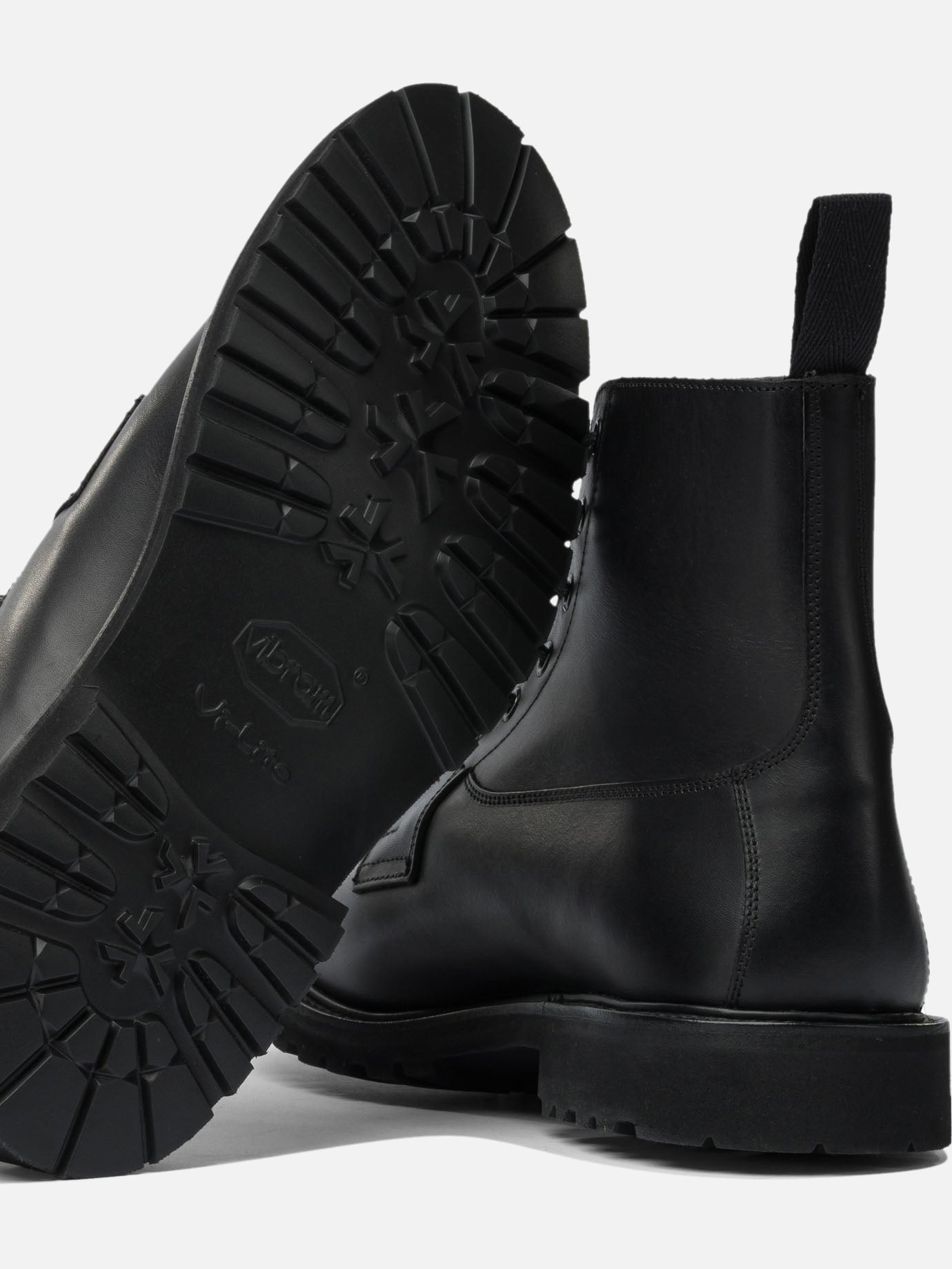 Lace-up boots 100% leather - 100% rubber  Black - Tricker&#39;s Men | PDP | VIETTI Online Store | thumbnail_5
