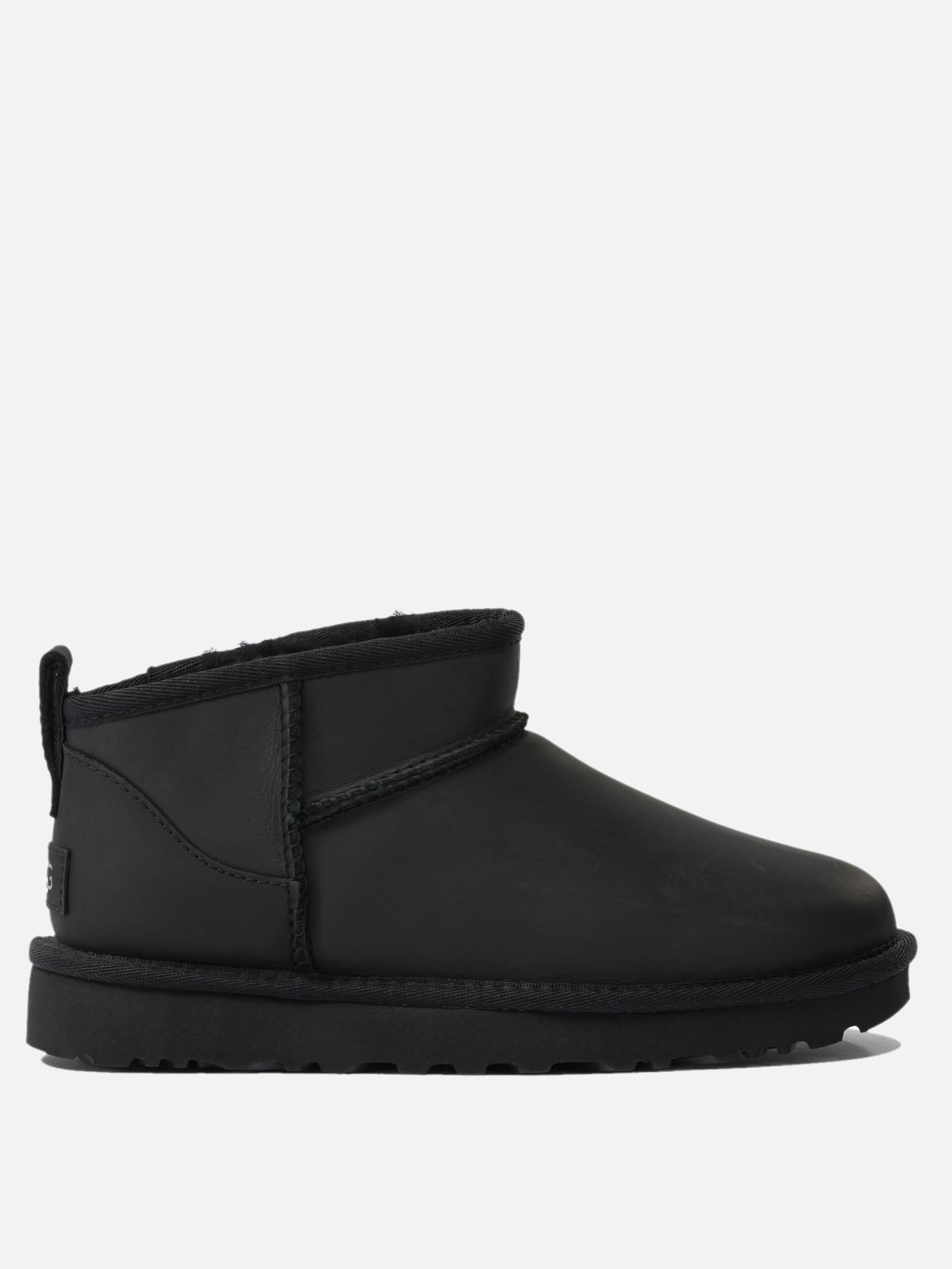 Pull-on boots 100% calf leather - 100% rubber  Black - Ugg Women | PDP | VIETTI Online Store | Zoom-Modal
