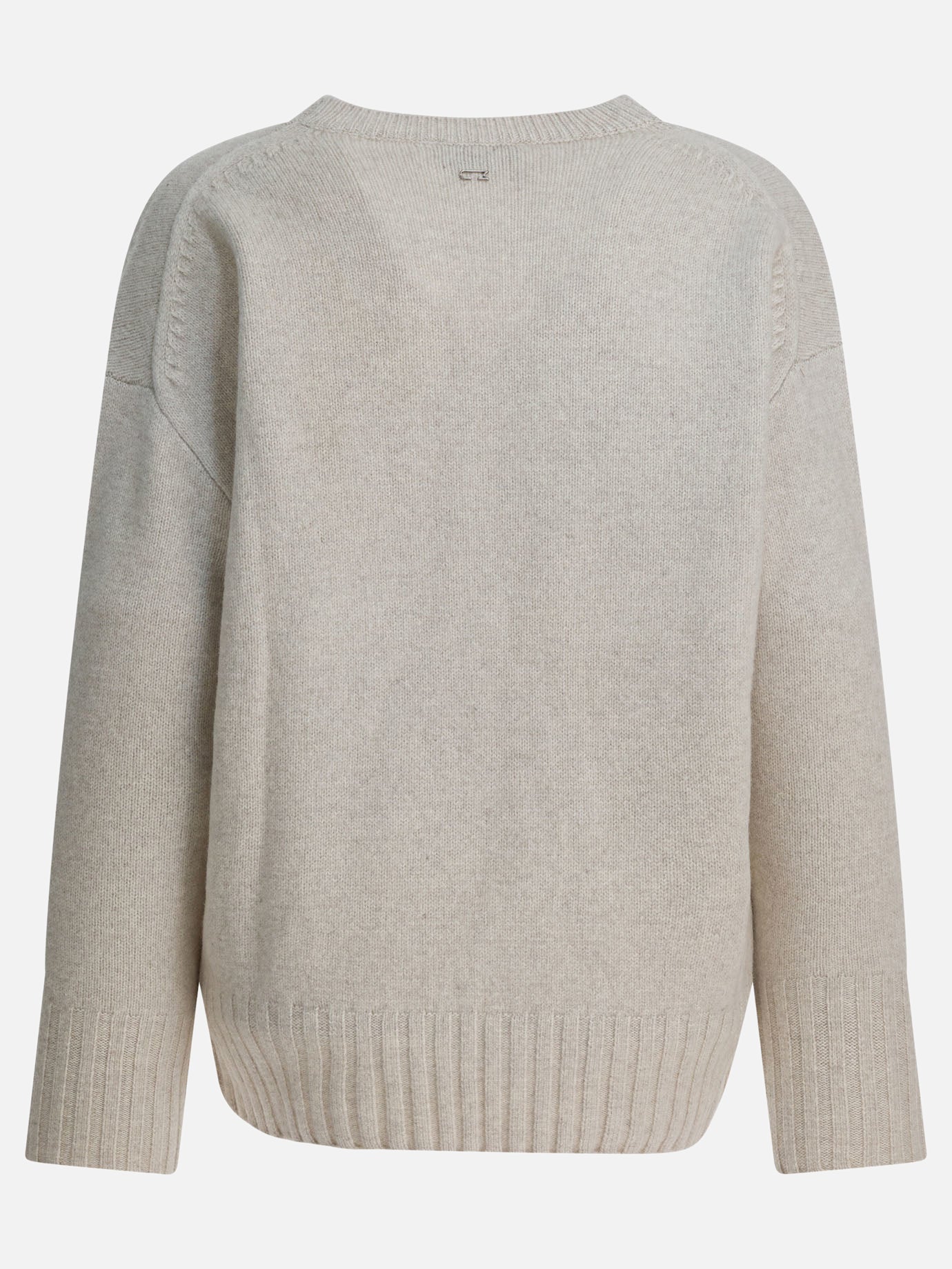 V neck sweaters Solid colour  White - Umarmung Women | PDP | VIETTI Online Store | thumbnail_2