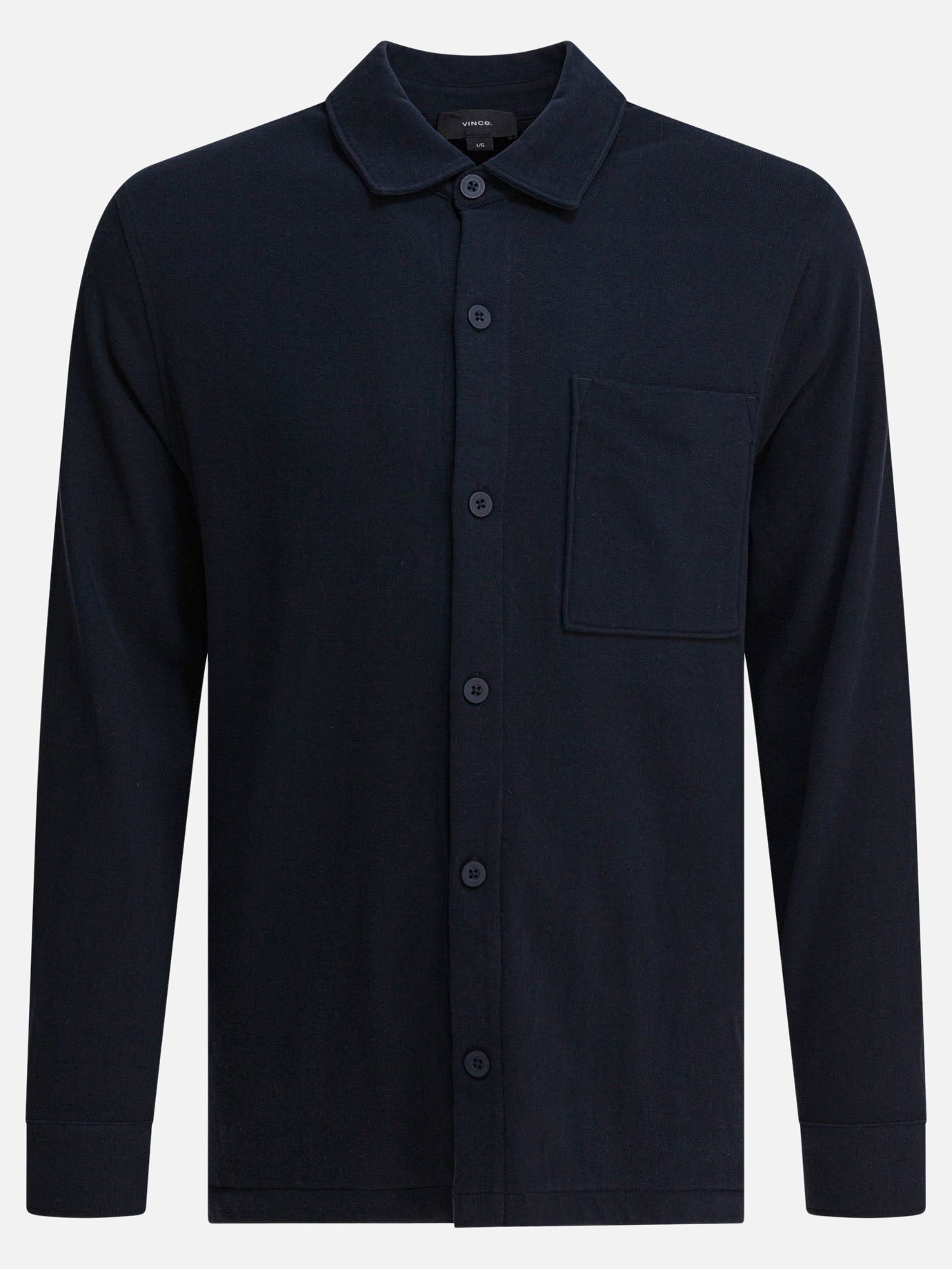 Overshirt jackets Solid colour  Blue - Vince Men | PDP | VIETTI Online Store | thumbnail