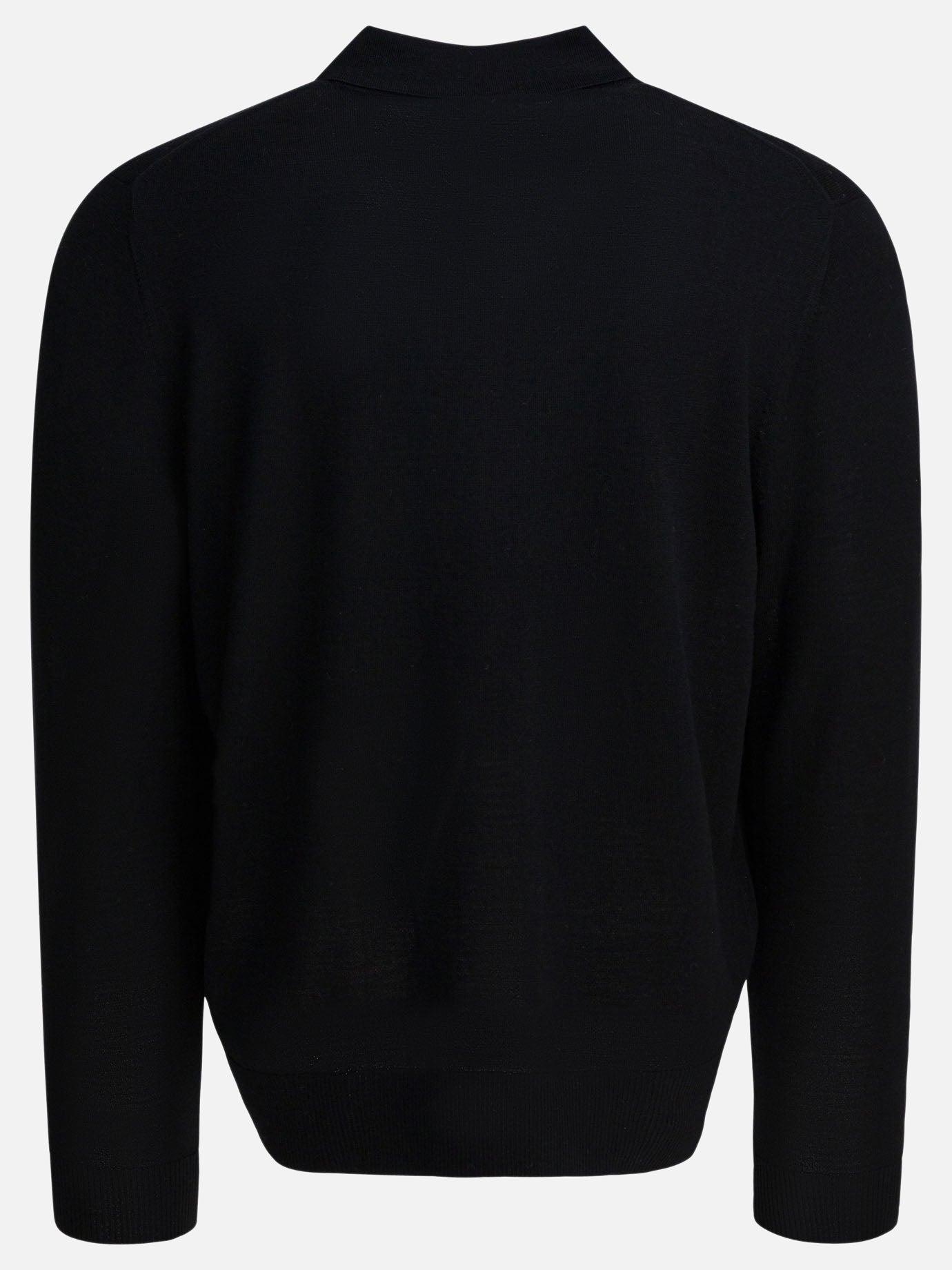 Polo con bottoni Solid colour  Nero - Vince Uomo | PDP | VIETTI Online Store | Zoom-Modal_2
