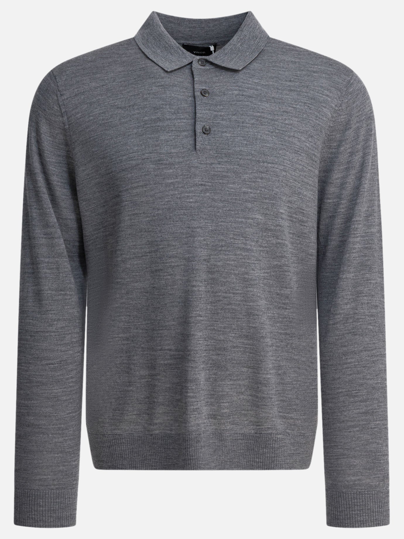Polo shirts with buttons Solid colour  Grey - Vince Men | PDP | VIETTI Online Store | thumbnail