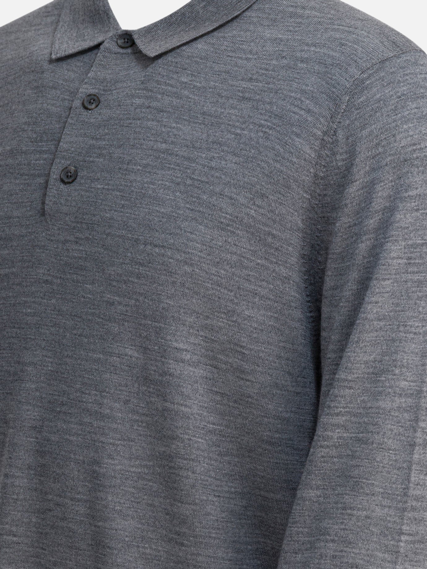 Polo shirts with buttons Solid colour  Grey - Vince Men | PDP | VIETTI Online Store | thumbnail_4