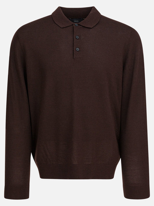 Polo shirts with buttons Solid colour  Bordeaux - Vince Men | PLP | VIETTI Online Store 
