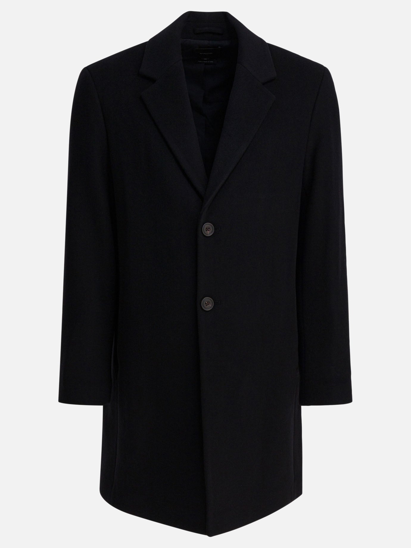 Long coats Solid colour  Black - Vince Men | PDP | VIETTI Online Store | thumbnail