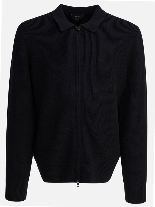 Cardigan Solid colour  Nero - Vince Uomo | PLP | VIETTI Online Store 
