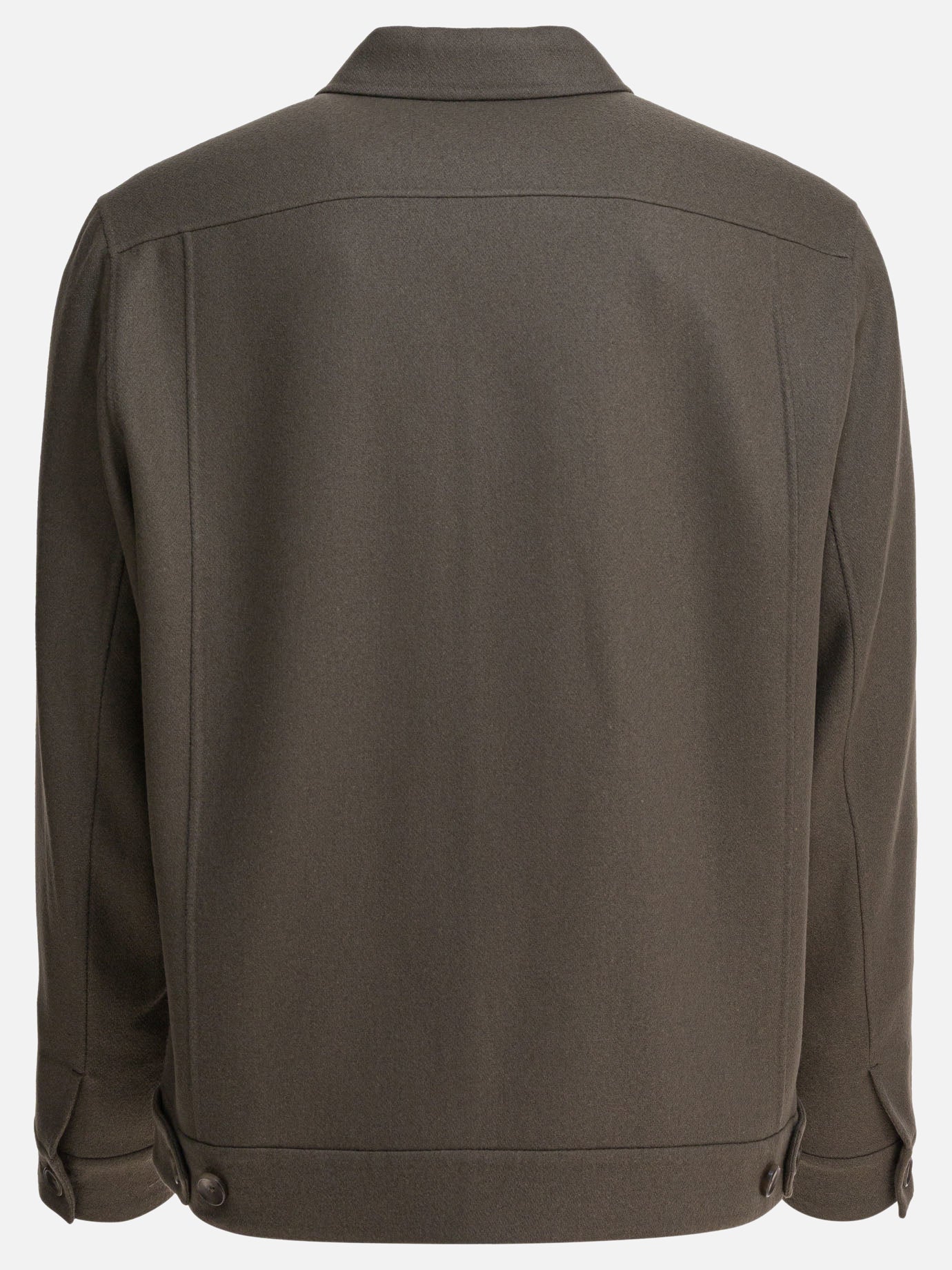 Overshirt jackets Solid colour  Grey - Vince Men | PDP | VIETTI Online Store | thumbnail_2