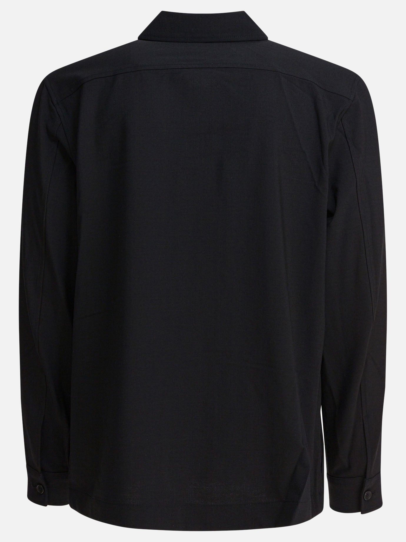 Overshirt jackets Solid colour  Black - Vince Men | PDP | VIETTI Online Store | thumbnail_2
