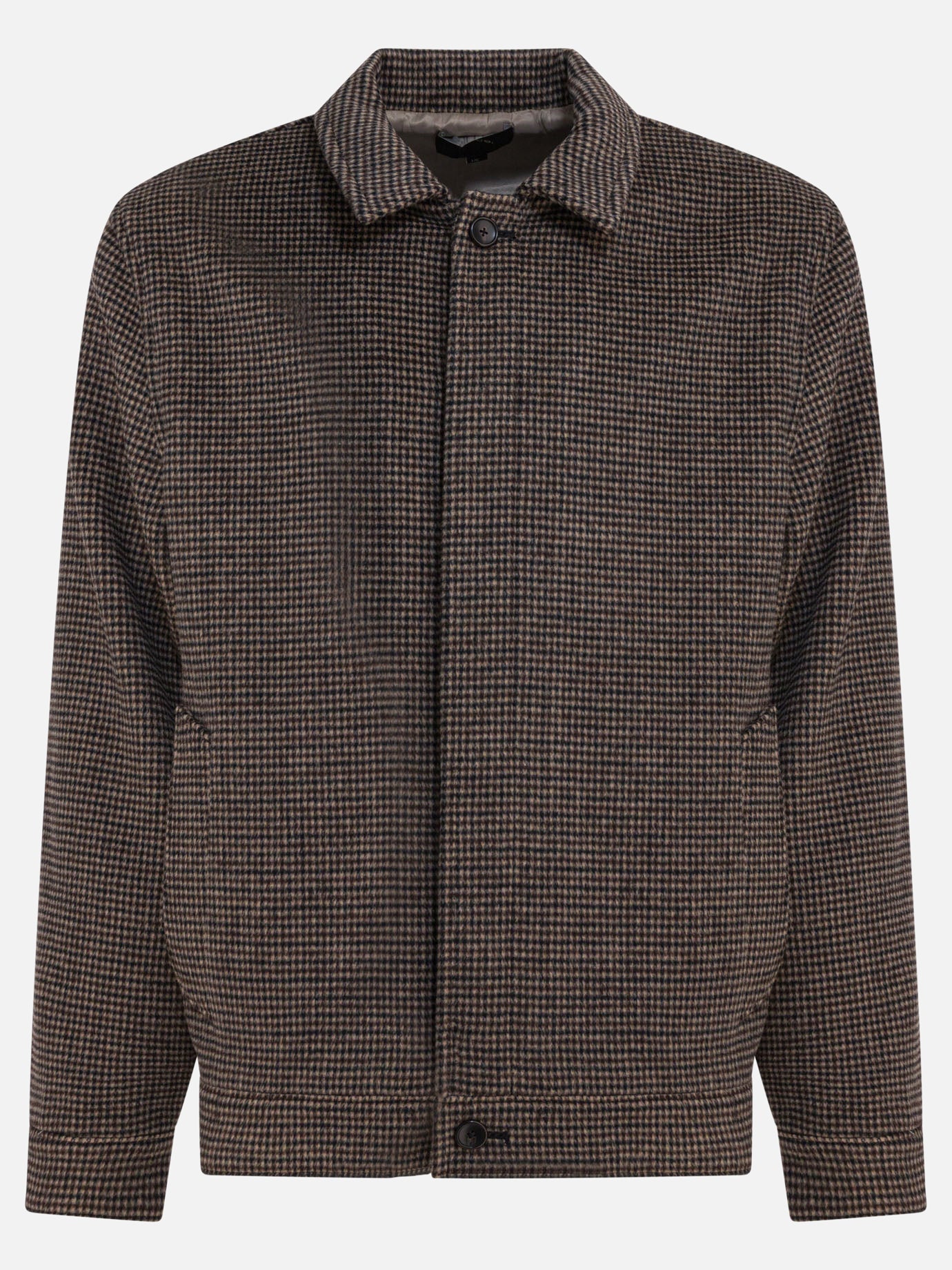 Overshirt jackets Houndstooth  Brown - Vince Men | PDP | VIETTI Online Store | thumbnail