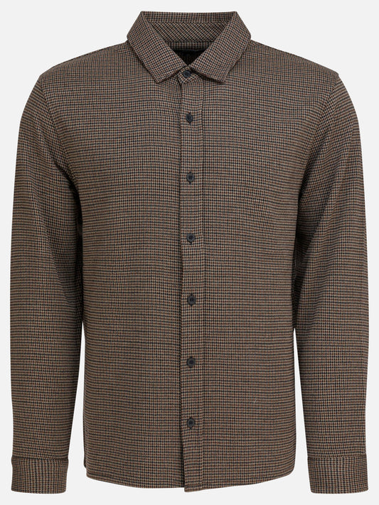 Camicie casual Houndstooth  Marrone - Vince Uomo | PLP | VIETTI Online Store 
