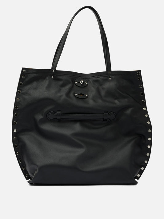 Medium bags 100% calfskin  Black - Zanellato Women | PLP | VIETTI Online Store 
