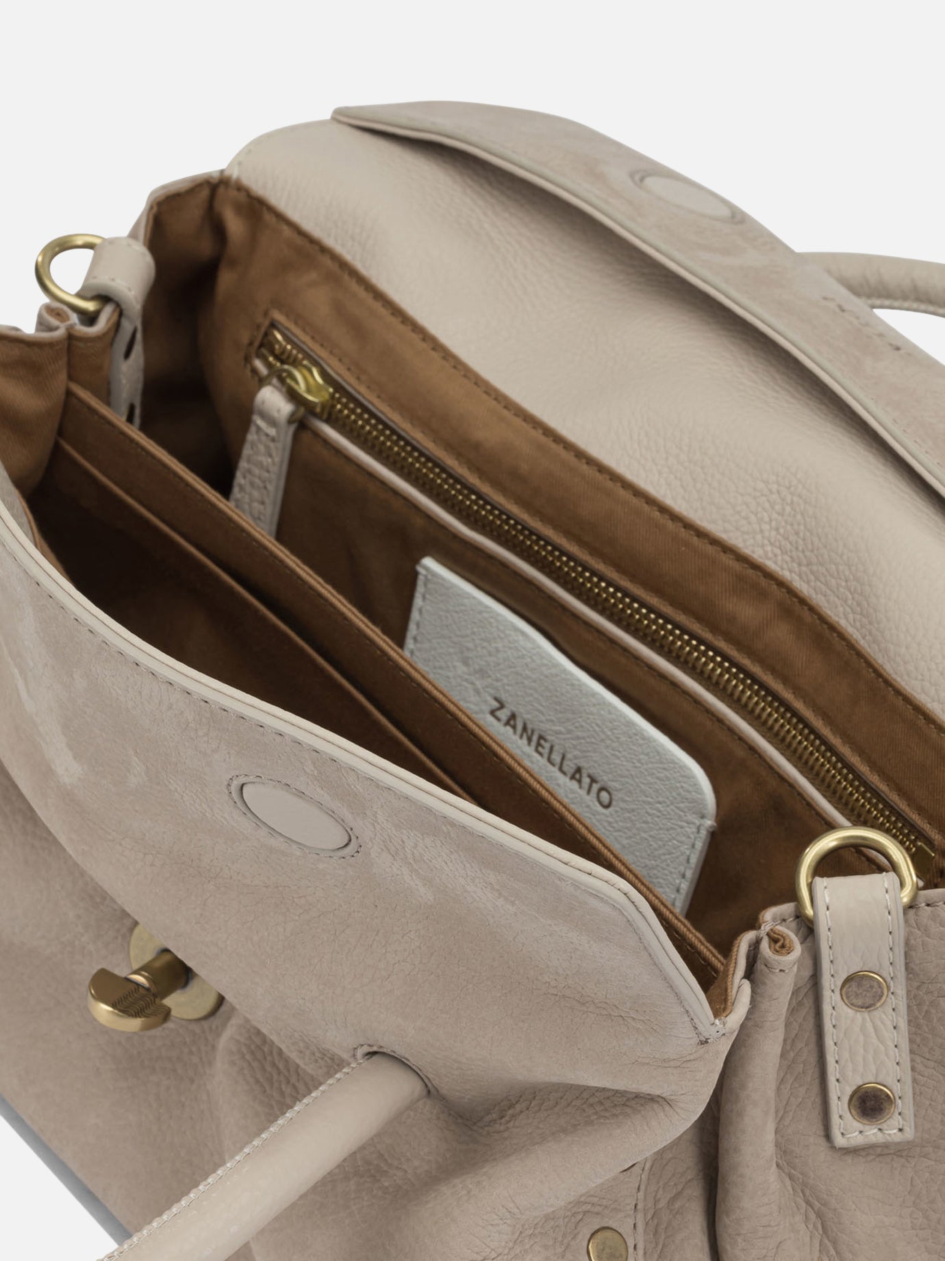 Borse medie 100% leather  Beige - Zanellato Donna | PDP | VIETTI Online Store | Zoom-Modal_5
