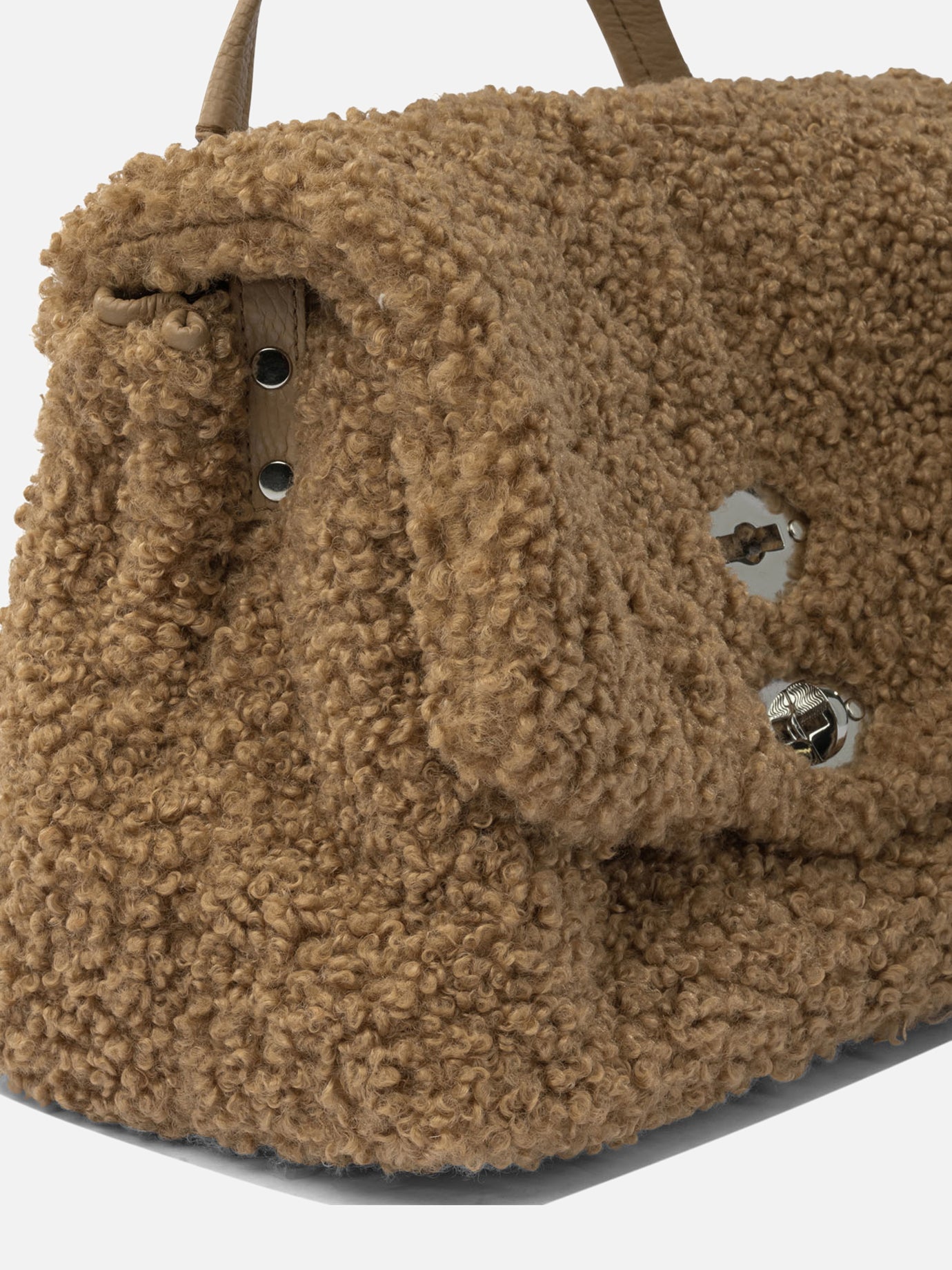 Small bags 100% fabric - 100% leather  Brown - Zanellato Women | PDP | VIETTI Online Store | thumbnail_4