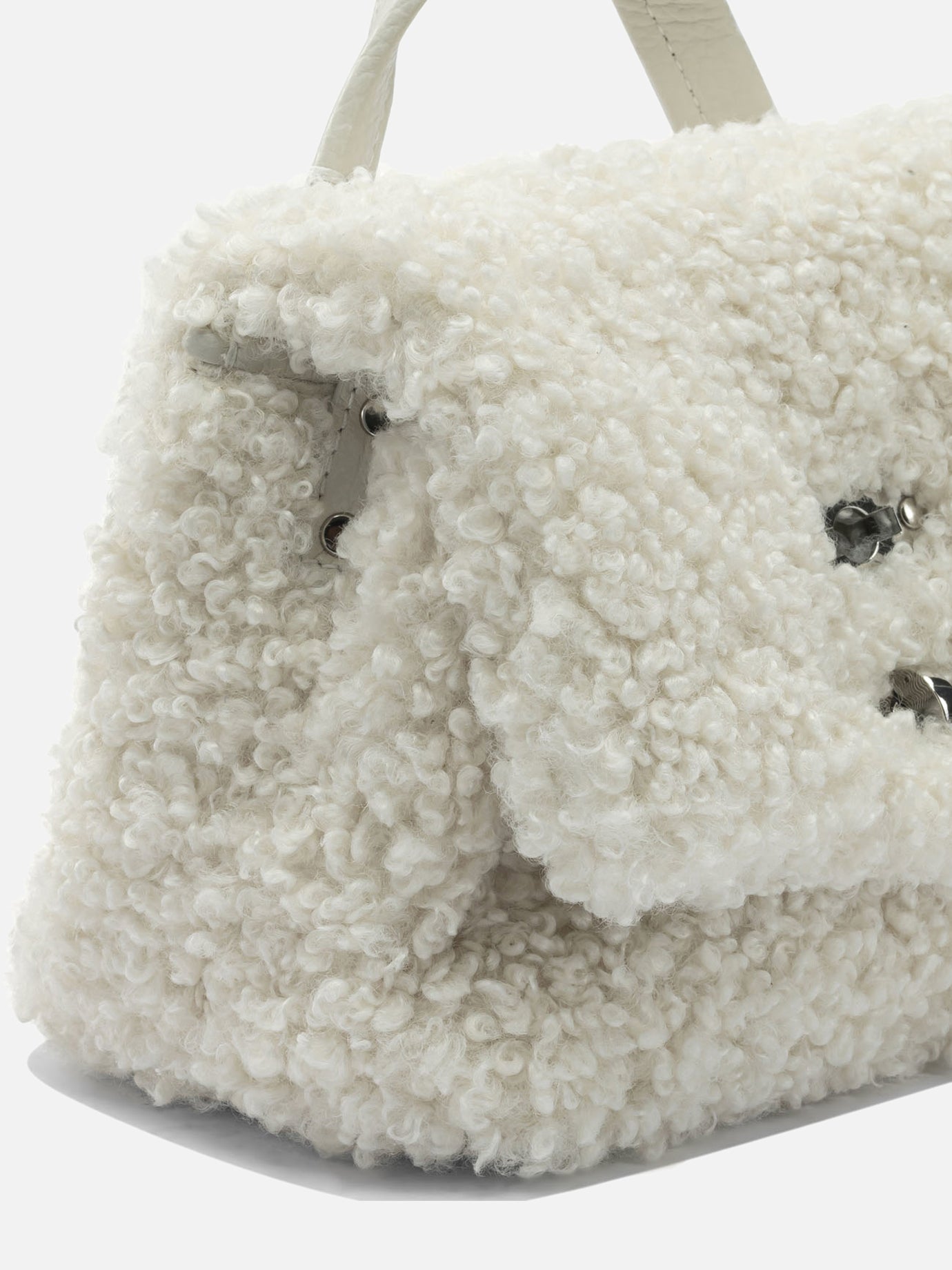 Small bags 100% fabric - 100% leather  White - Zanellato Women | PDP | VIETTI Online Store | Zoom-Modal_4
