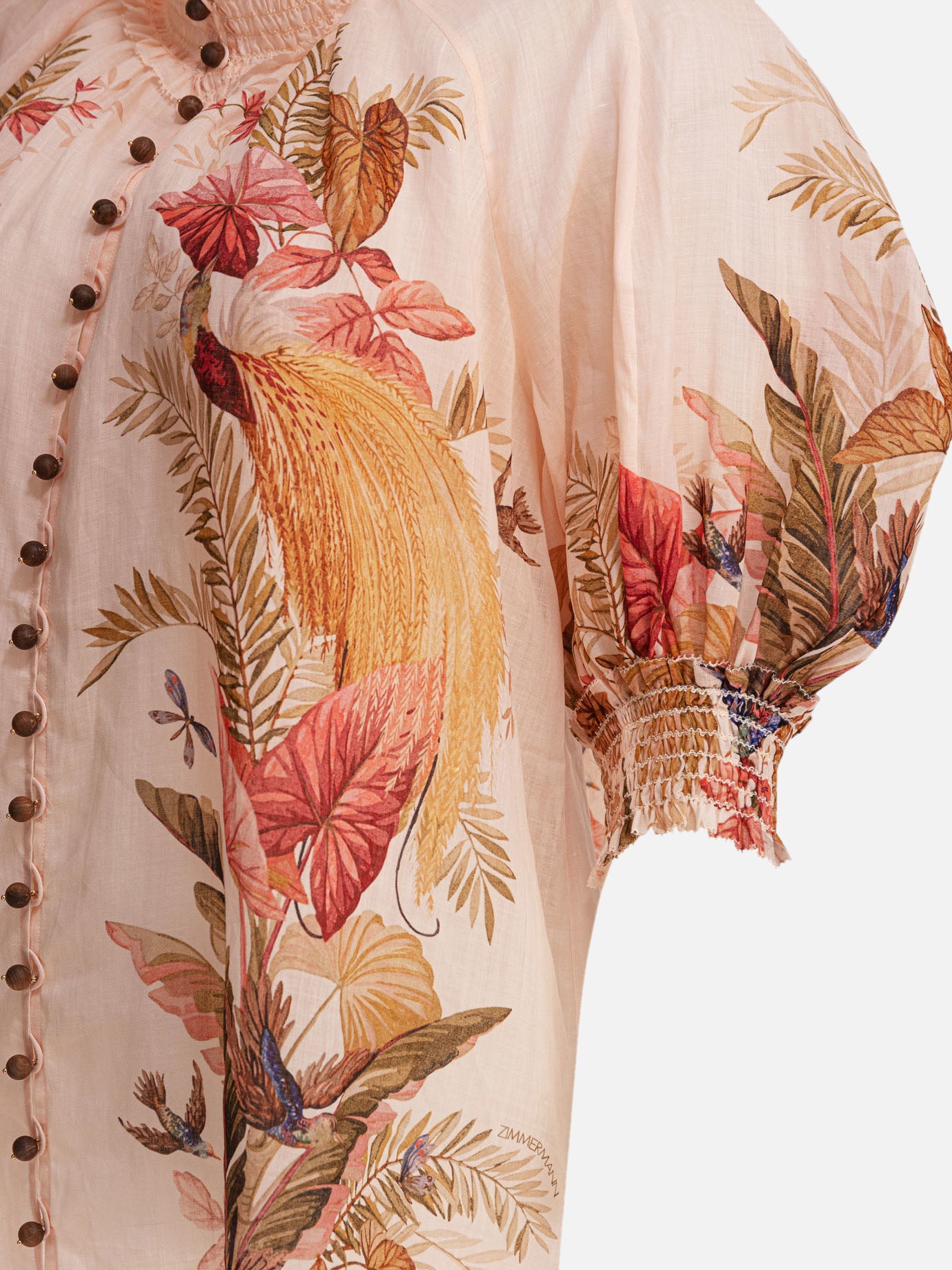Casual shirts Floral  Beige - Zimmermann Women | PDP | VIETTI Online Store | thumbnail_5