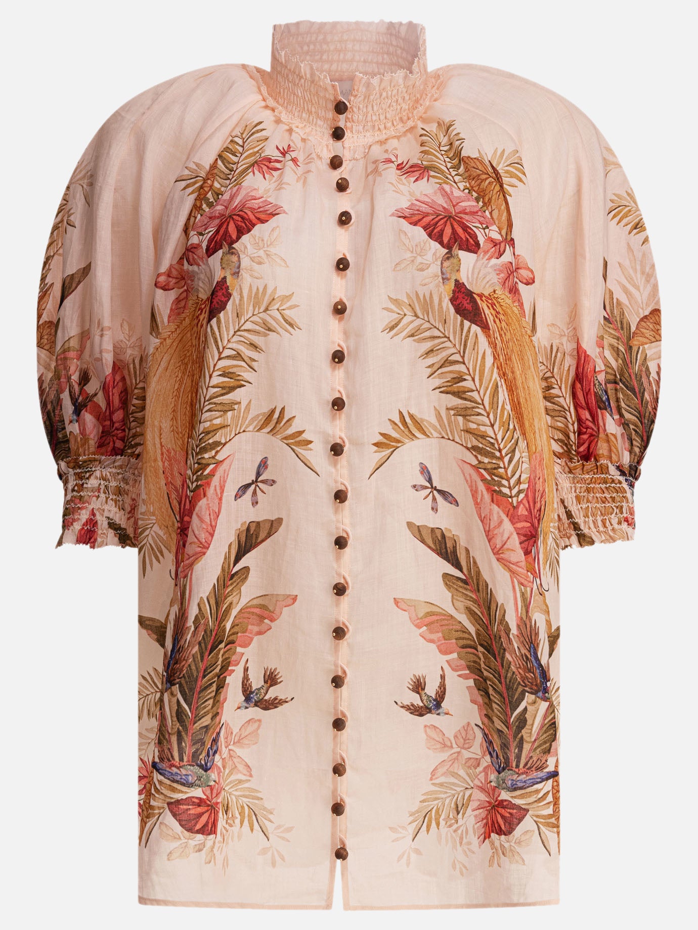 Casual shirts Floral  Beige - Zimmermann Women | PDP | VIETTI Online Store | thumbnail_6