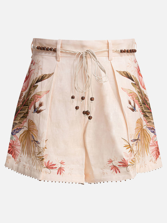 Short con lacci Floral  Rosa - Zimmermann Donna | PLP | VIETTI Online Store 
